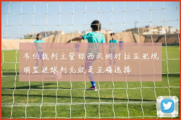 韦伯裁判主管称西汉姆对拉亚犯规明显进球判无效是正确选择